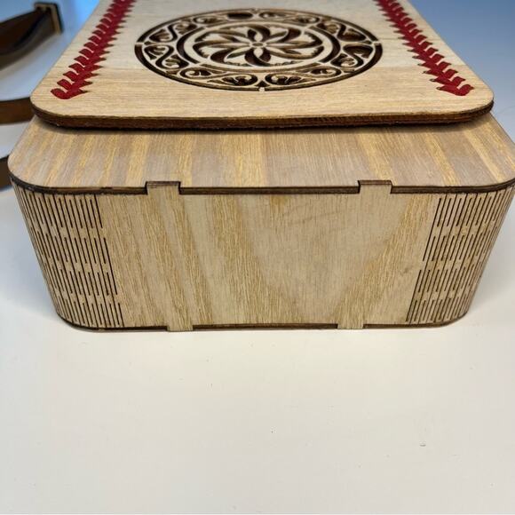 Wooden Handmade Bag Purse - Picture 7 of 16